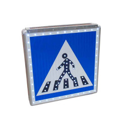 Panneau solaire C20A passage piéton – LED clignotantes classe 2
