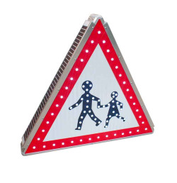 Panneau solaire A13a traversée enfants – LED clignotantes autonomes