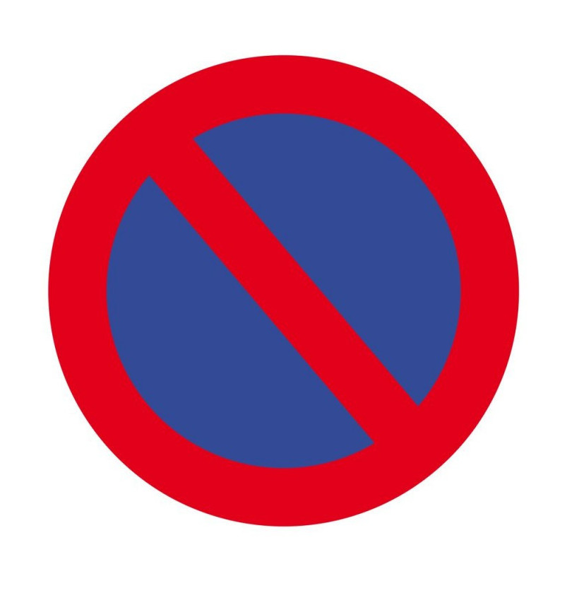 Pictogramme adhésif sol “Stationnement interdit” Ø 500 mm Pictogramme adhésif sol “Stationnement interdit” Ø 500 mm