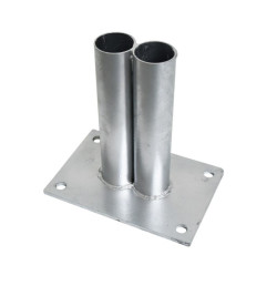 Fourreau de fixation au sol pour barrière de quai Ø40 ou Ø60 mm