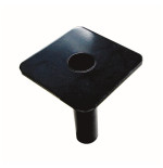 Fourreau de fixation à sceller pour barrière de quai Ø40 ou Ø60 mm