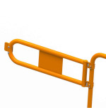 Portillon adaptable barrières Ø 40 et Ø 60 mm – Acier galvanisé époxy