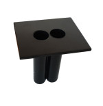 Fourreau de fixation à sceller pour barrière de quai Ø40 ou Ø60 mm