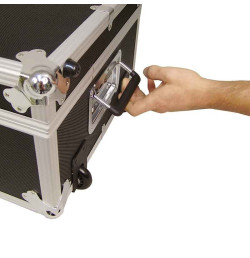 Valise de présentation sur roulettes – 20 & 34 L, aluminium renforcé