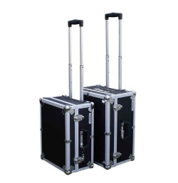 Valise de présentation sur roulettes – 20 & 34 L, aluminium renforcé