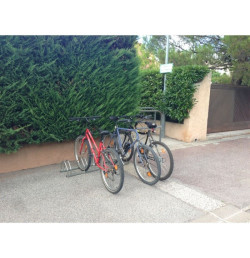 Râtelier à vélos Viso 1 à 5 places, acier zingué robuste VELO5 VISO