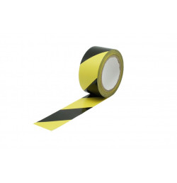 Ruban adhésif de signalisation rouge/blanc ou noir/jaune 50 mm x 33 m