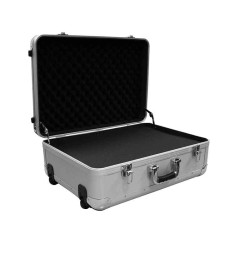 Valise de présentation aluminium 2 tailles, mousse prédécoupée incluse
