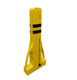 Barrière extensible de chantier en polypropylène – 2,4 m  | IDEQUIP