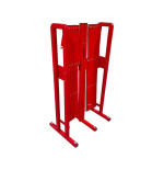 Barrière extensible en acier 4 mètres | IDEQUIP