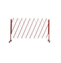 Barrière extensible sur roulettes 3 m – Délimitation mobile | IDEQUIP