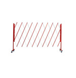 Barrière extensible sur roulettes 3 m Délimitation mobile | IDEQUIP