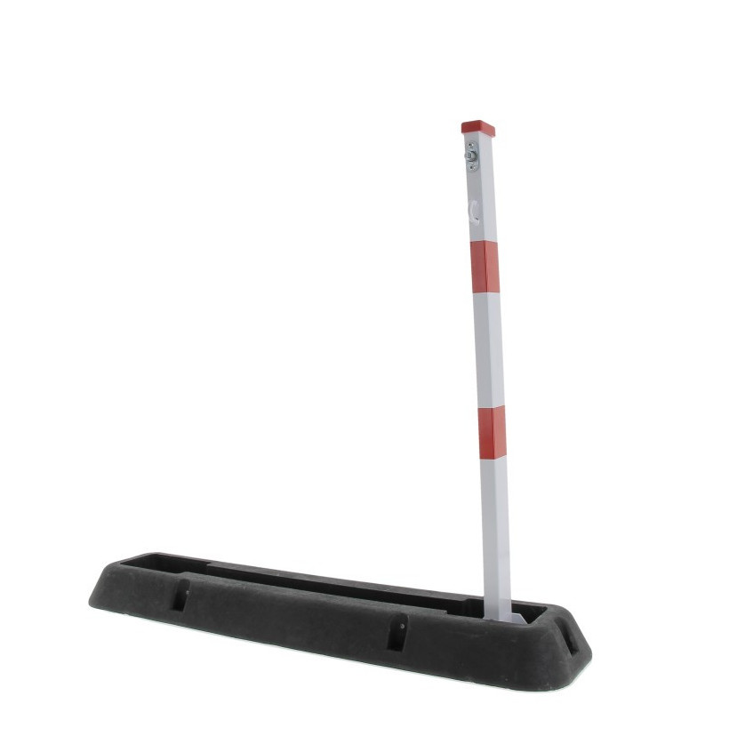 Poteau de pompier rabattable avec base