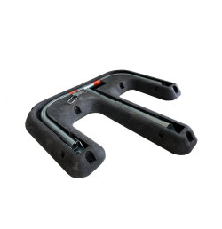 Arceau de parking galvanisé ø38mm avec base