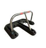 Barrière de Parking Rabattable Ø38 mm Acier Zingué et Base