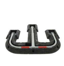 Arceau de parking galvanisé ø50mm avec base