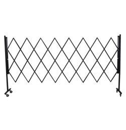 Barrière extensible sur roulettes 3 m Délimitation mobile | IDEQUIP