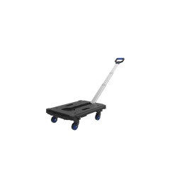 Plateau à roulettes pliable 136 kg avec poignée télescopique IDEQUIP