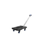 Plateau à roulettes pliable 136 kg avec poignée télescopique IDEQUIP