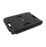 Plateau à roulettes pliable 136 kg polypropylène aluminium IDEQUIP
