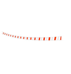 Bandeau de signalisation rouge/blanc 20 m | IDEQUIP