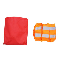 Bandeau de signalisation rouge/blanc 20 m | IDEQUIP