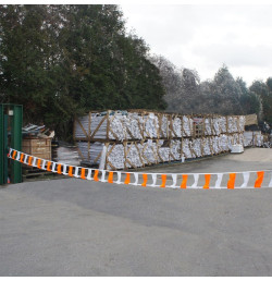 Bandeau de signalisation rouge/blanc 20 m | IDEQUIP