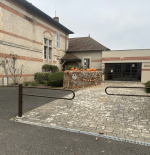 Portillon rotatif extensible rouge en acier Sécurité d’accès modulable