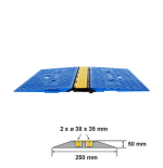 Passe-câble caoutchouc Ø32–38 mm CP1081 15 tonnes, charnières renforcées