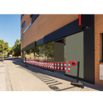 Chariot avec enrouleur de signalisation 15 m