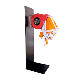 Support au sol renforcé pour barrière ENR et coffre | IDEQUIP