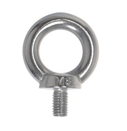 Set of 2 Screw-In Eye Bolts for Safety Bollard
