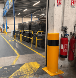 Poteau de protection antichoc 90° en polyuréthane Sécurisation des angles