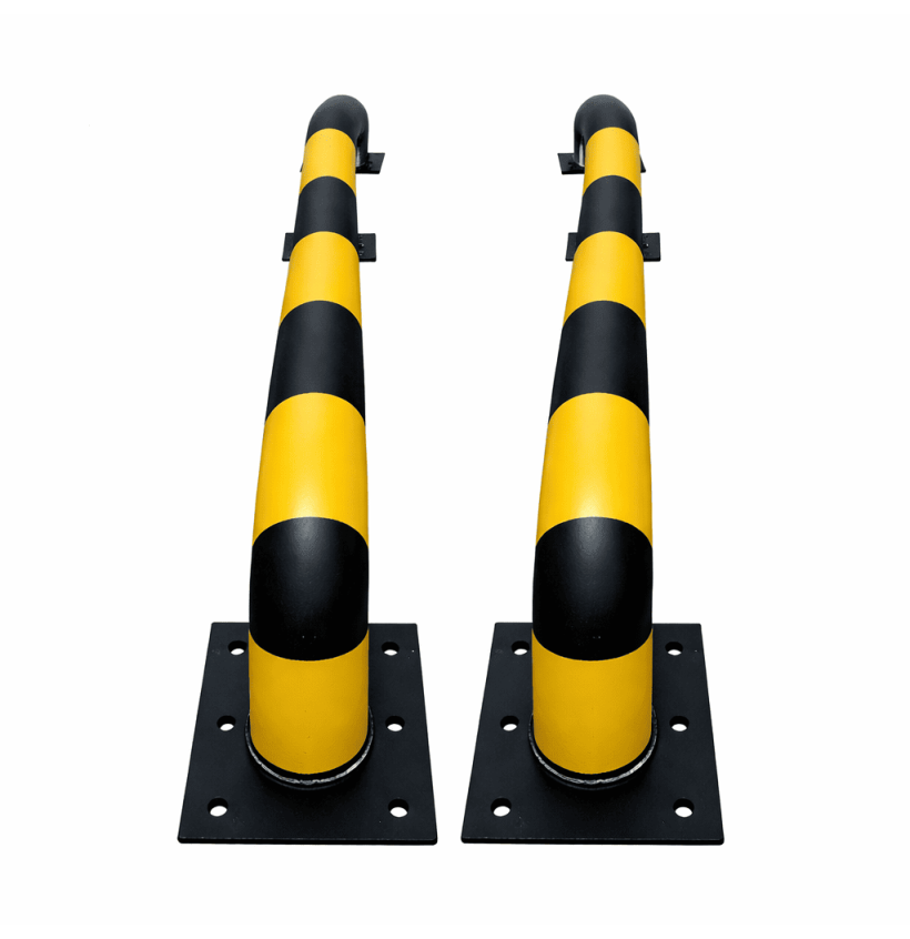 Lot de 2 Guides-Roues Poids Lourds – Acier Galvanisé