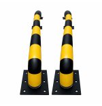 Lot de 2 Guides-Roues Poids Lourds – Acier Galvanisé