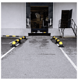 Lot de 2 Guides-Roues Poids Lourds – Acier Galvanisé