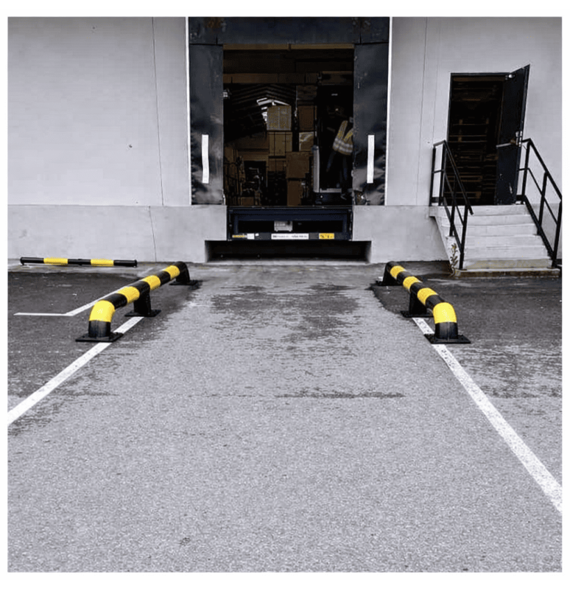 Lot de 2 Guides-Roues Poids Lourds – Acier Galvanisé