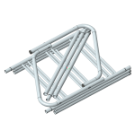Rack à vélos 9 places VELORACK VISO Acier galvanisé – Fixation au sol – IDEQUIP