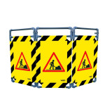 Barrière d’intervention 3 volets type paravent PVC  | IDEQUIP