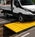 Plaque de chaussée SAFECROSS composite 44 t – Système modulaire léger | Alternative tôle acier