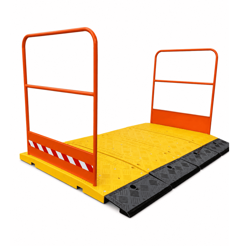 SAFECROSS Road Crossing Plate Composite 44 t – Lightweight Modular System | Steel Sheet Alternative