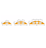 PVC Cable Protector Roll Ø10/12 mm – 3 m | 1 to 3 Channels | Indoor & Outdoor | WP50 WP70 WP90