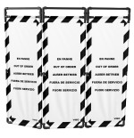 Barrière d’intervention 3 volets type paravent PVC  | IDEQUIP