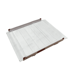 Rampe d'accès PMR aluminium avec chasse-roue | RAMP122ALU / RAMP183ALU