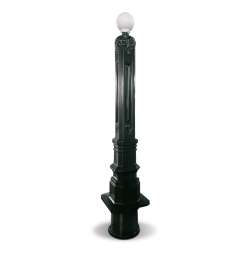 Place du Midi Disabled Access Memory-Foam Bollard White Flat Top – Ø172 mm | H1160 mm