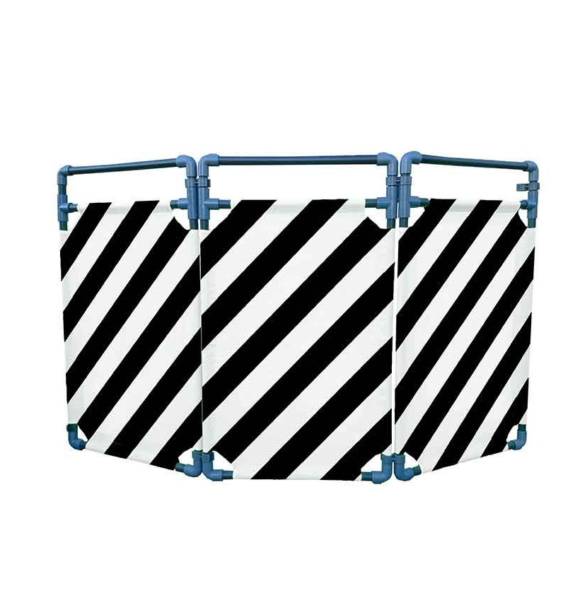 Barrière d’intervention 3 volets type paravent PVC | IDEQUIP Barrière d’intervention 3 volets type paravent PVC | IDEQUIP