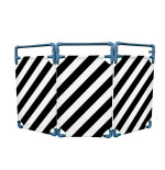 Barrière d’intervention 3 volets type paravent PVC  | IDEQUIP