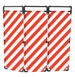 Barrière d’intervention 3 volets type paravent PVC  | IDEQUIP