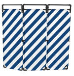 Barrière d’intervention 3 volets type paravent PVC  | IDEQUIP