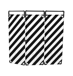 Barrière d’intervention 3 volets type paravent PVC  | IDEQUIP